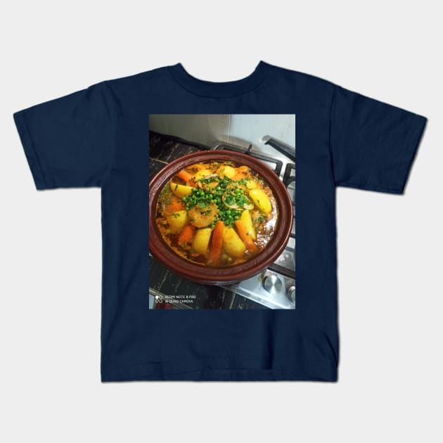 Tajine Kids T-Shirt by Ouafae123